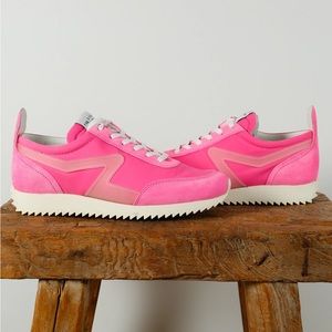 Rag & Bone Retro Pink Running Sneakers